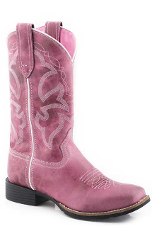 09-018-0911-3083 Roper GLS Pink Burnished Leather Boots