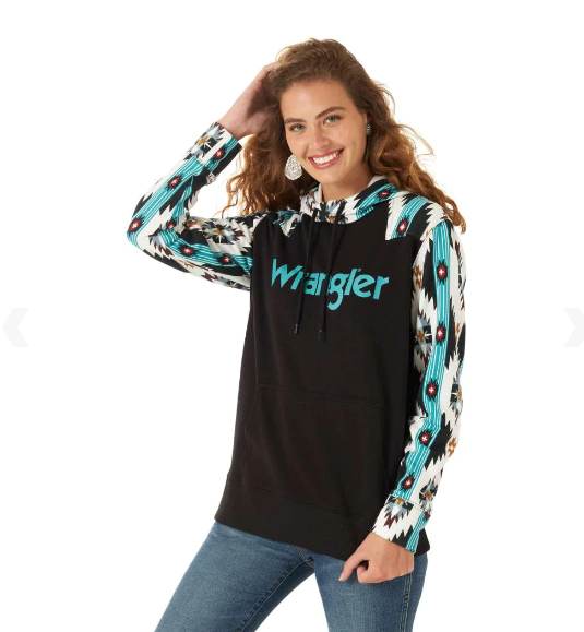 112317334 Wrangler Wmns Retro Punchy Hoodie