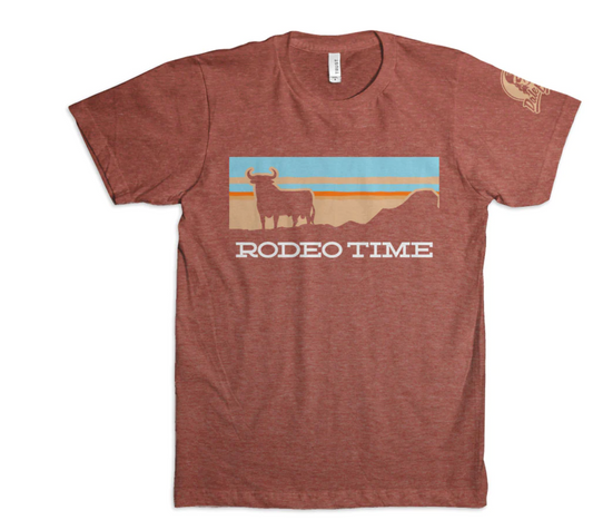 DB34211 Dale Brisby Rodeo Time Sunset Tee