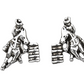 JE140 Brigalow Barrel Racer Earrings
