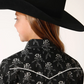 01-080-0086-0705 Roper Gls Special Collection LS Black Print Shirt