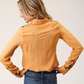 03-050-0565-1037 Roper Wms West Collection Soild Yellow LS Shirt