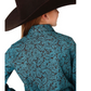 03-080-0225-0174 Roper Gls Amarillo Collection LS Blue Shirt
