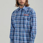 112324696 Wrangler men's USA PBR Snap Pocket LS Shirt