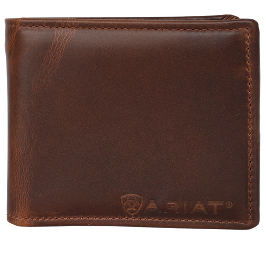 WLT2150 Ariat Bi Fold Wallet Brown