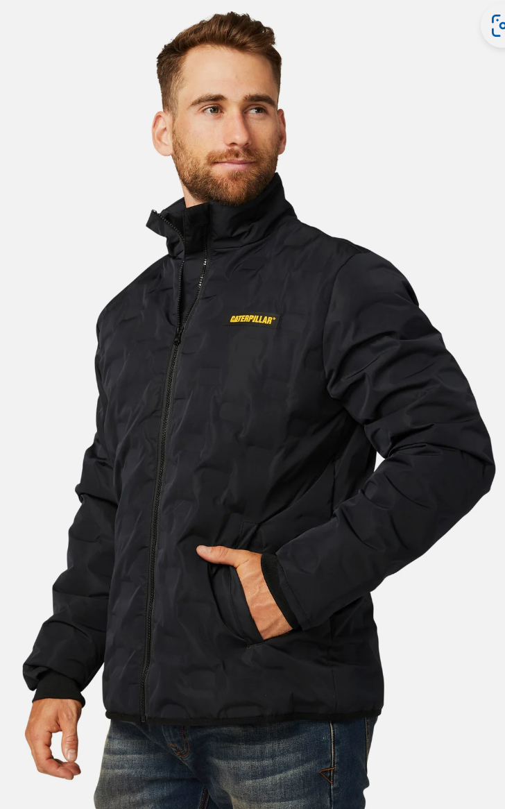 4040047.10121 CAT Foundation Bonded Insulated Jacket Pitch Black