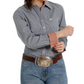 MSW9164196 Cinch Womens LS Blue Stripe Shirt
