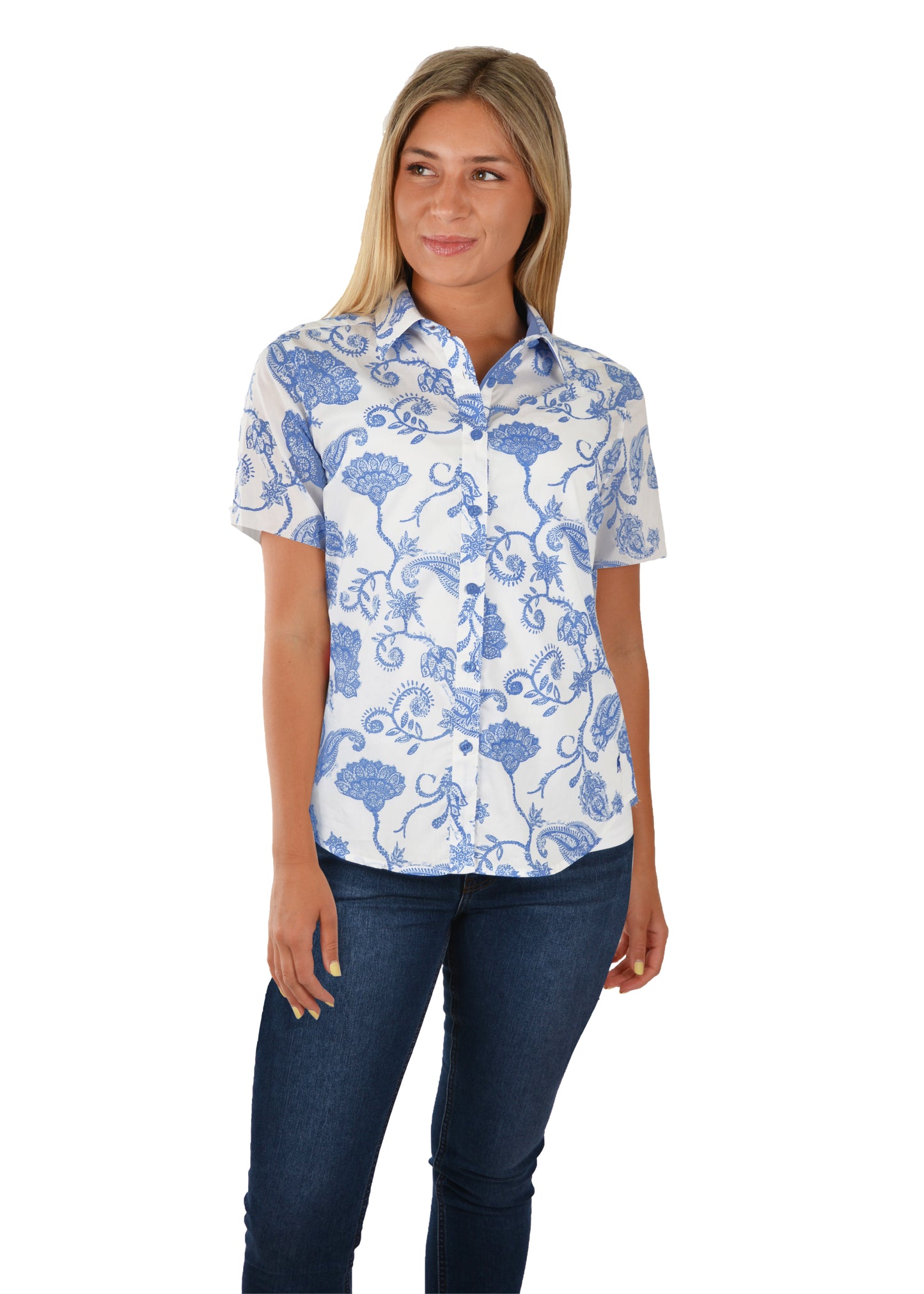 T1S2113057 Thomas Cook Women's Helen S/S Shirt Blue