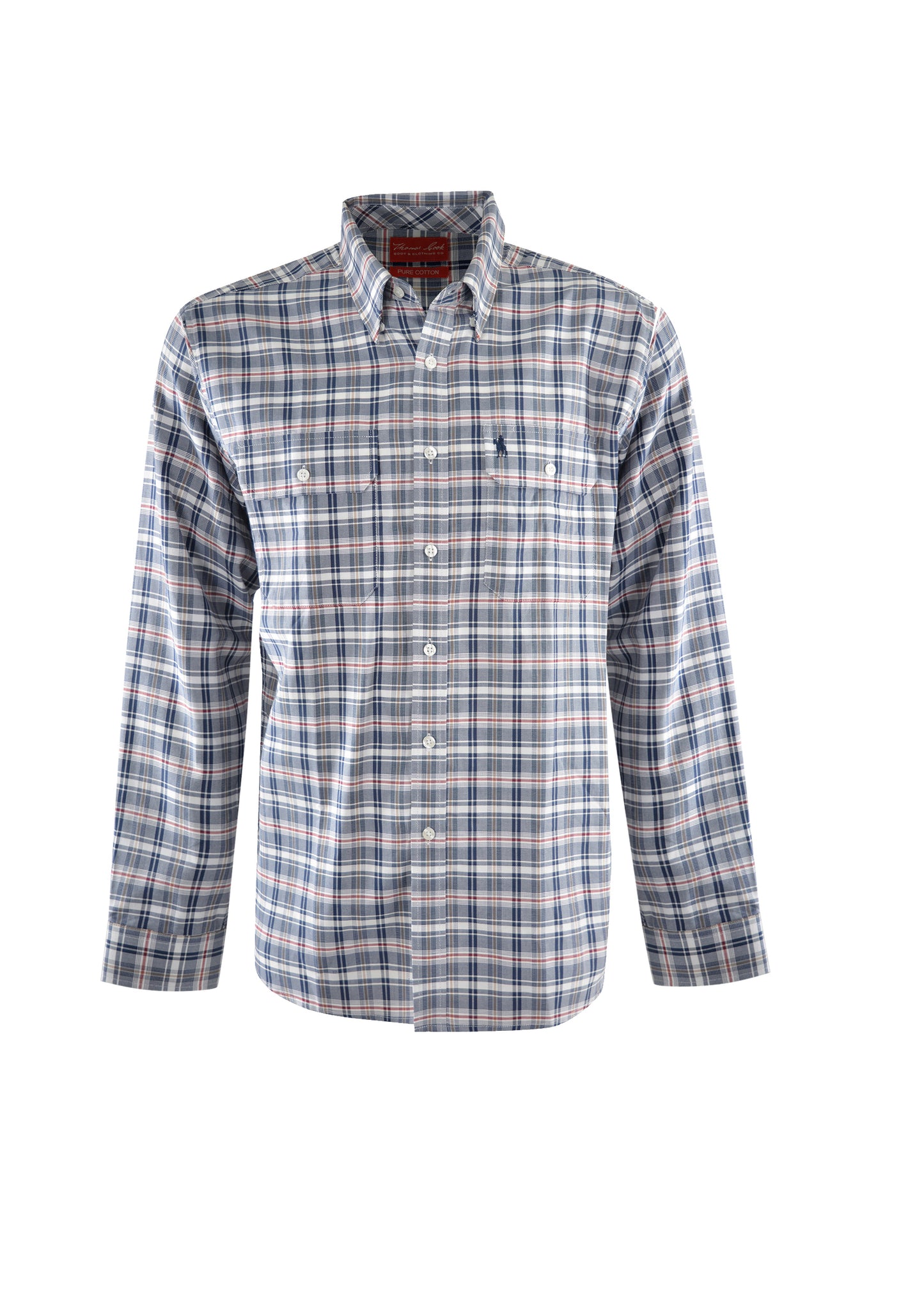 T1W1115017 Thomas Cook Men's Davis Check L/S Shirt