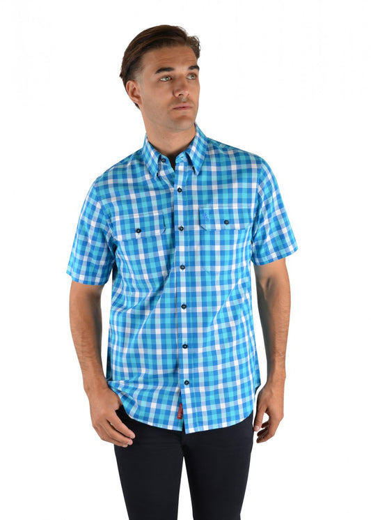 T2S1110033 Parnell Check S/S Shirt