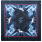 T2W2945SCF Thomas Cook Silk Print Scarf Navy