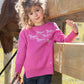 T2W5508072 Thomas Cook Girls Running Ponies Knit Jumper