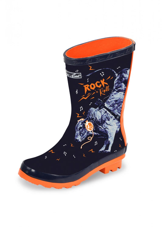 T2W78078 Thomas Cook Kids Rock n Roll Bull Gumboot