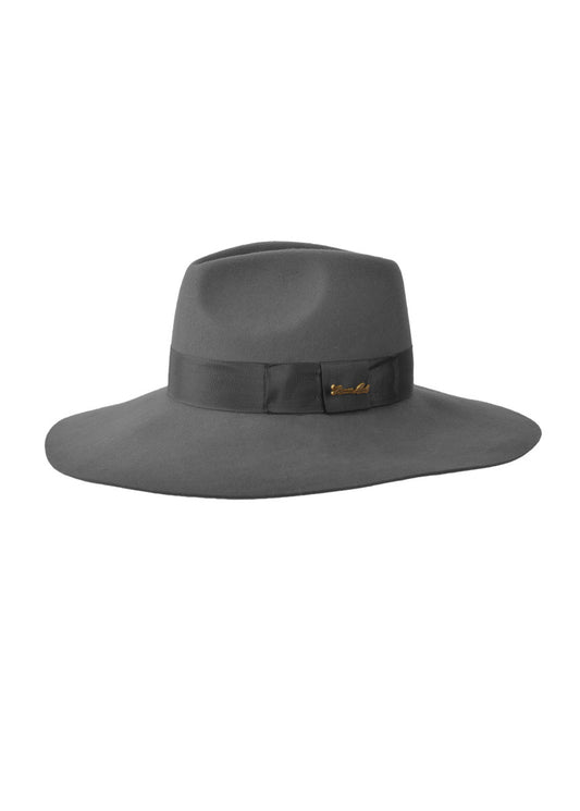 T3W1909HAT Thomas Cook Augusta Wool Felt Hat Grey