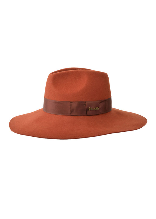 T3W1909HAT Thomas Cook Augusta Wool Felt Hat Ochre