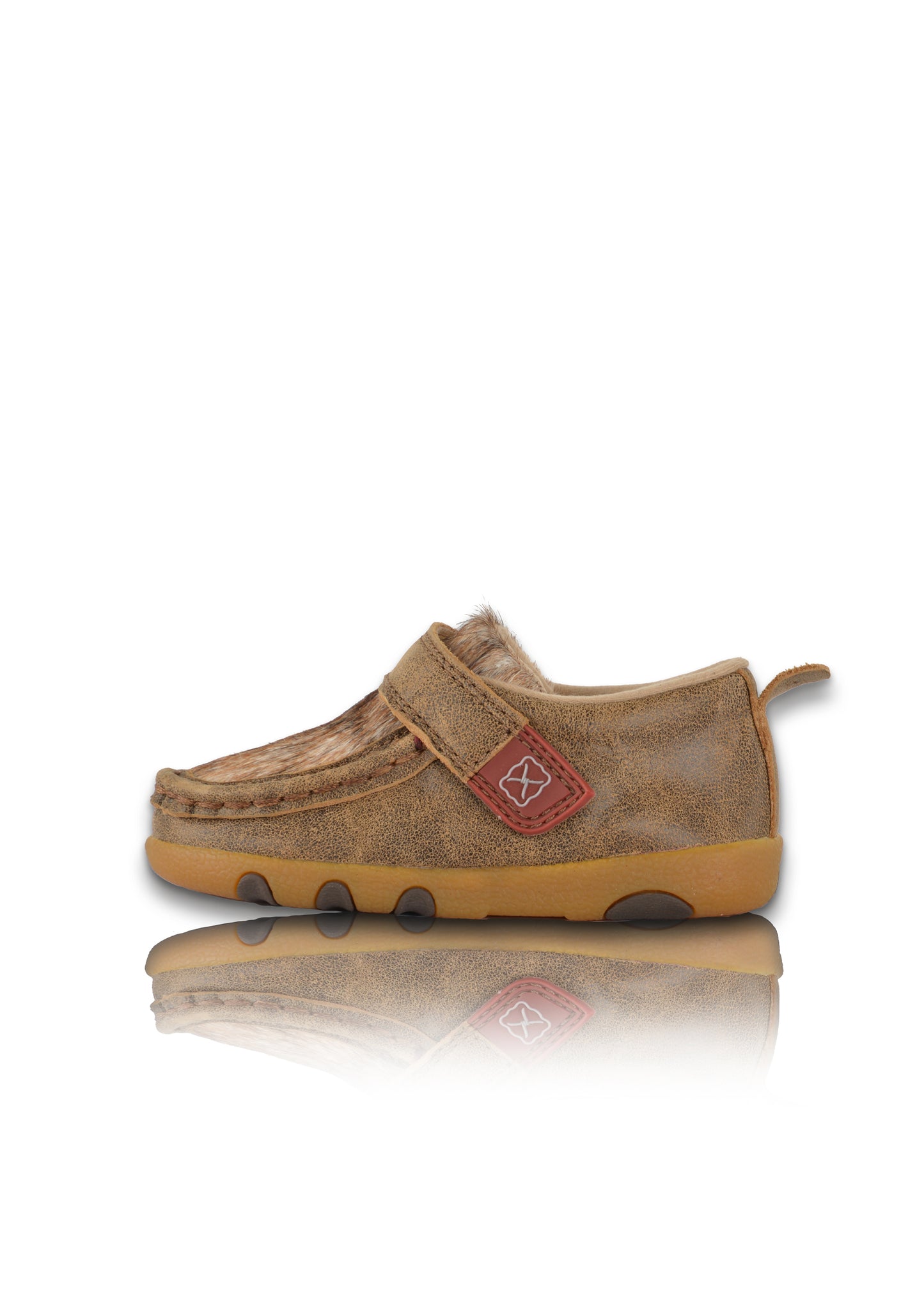 TCICA0001 Twisted X Infants Cow Hide Mocs