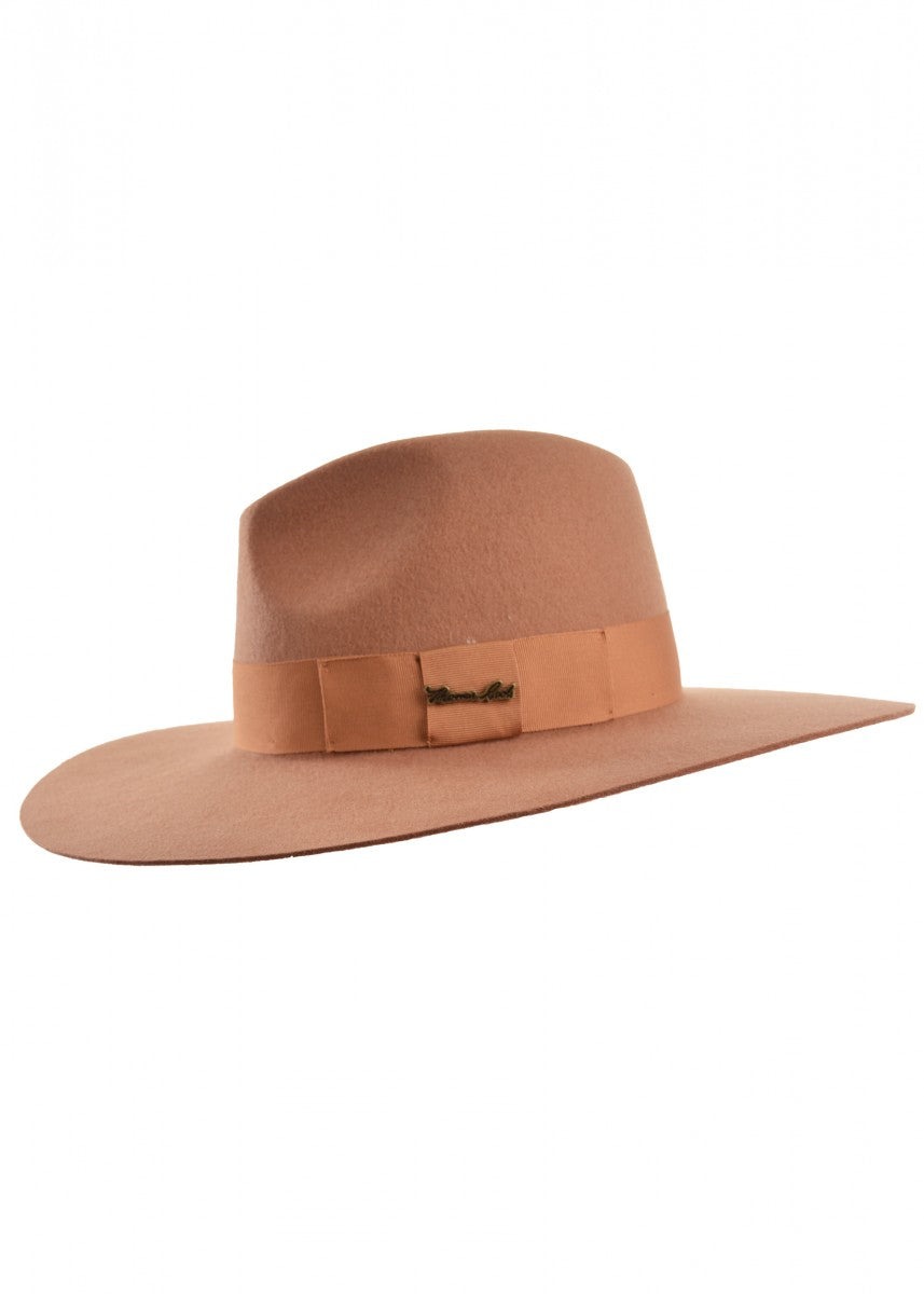 TCP1909HAT Thomas Cook Augusta Crushable Wool Felt Hat Camel