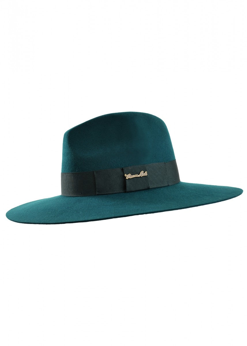 TCP1909HAT Thomas Cook Augusta Crushable Wool Felt Hat Teal