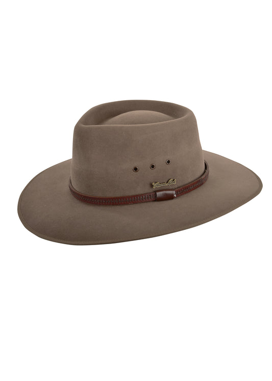 TCP1913HAT Thomas Cook Men's Grazier Pure Fur Felt Hat Fawn