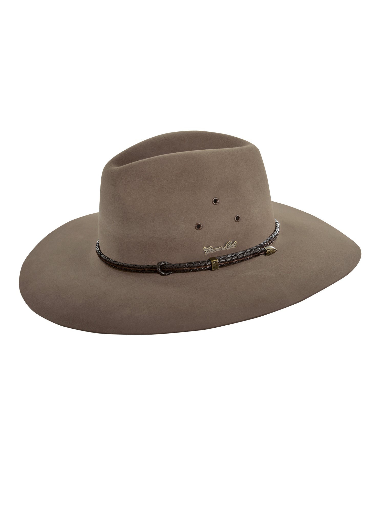 TCP1914HAT Thomas Cook Men's Drafter Pure Fur Felt Hat Fawn