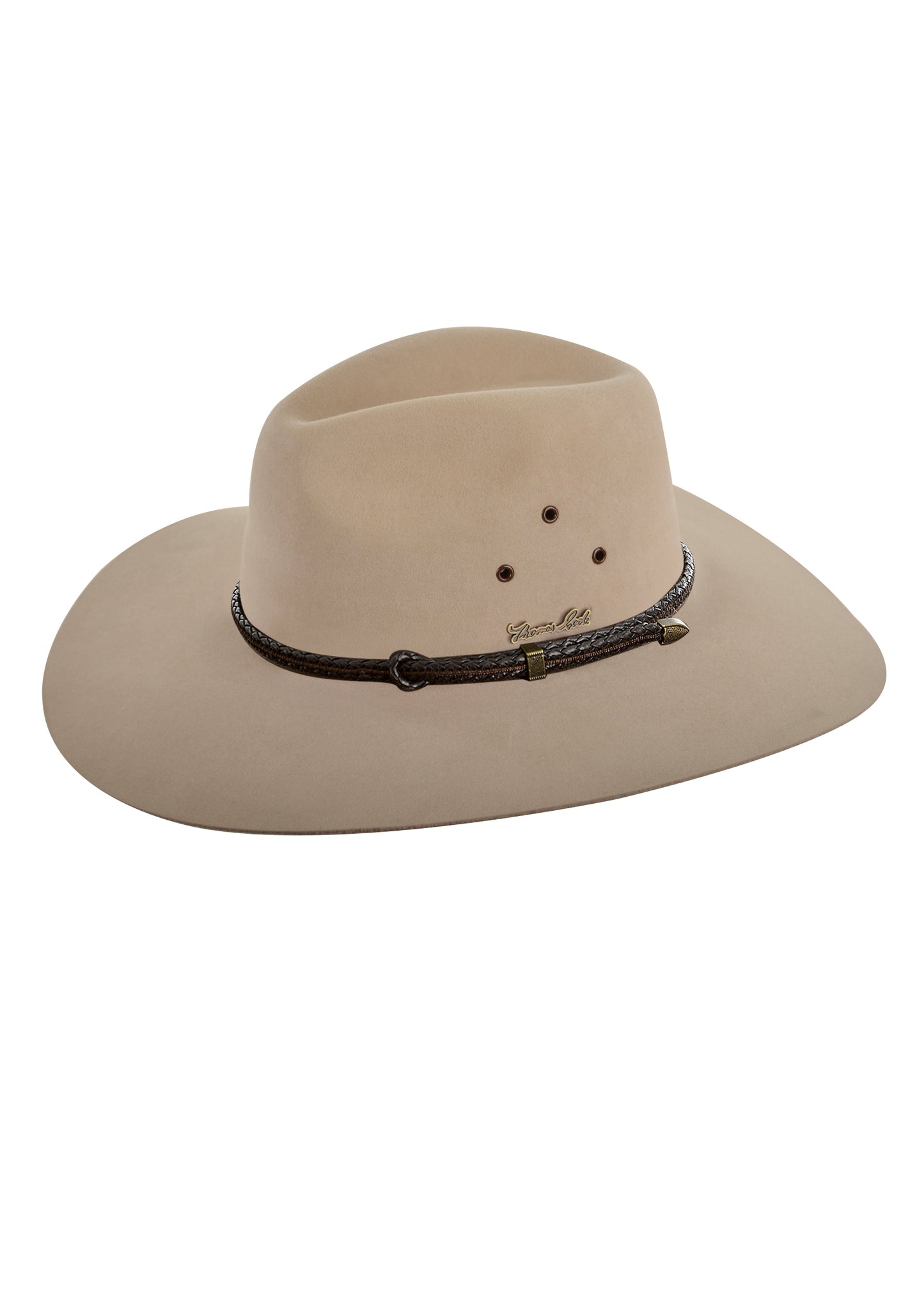 TCP1914HAT Thomas Cook Men's Drafter Pure Fur Felt Hat Sand