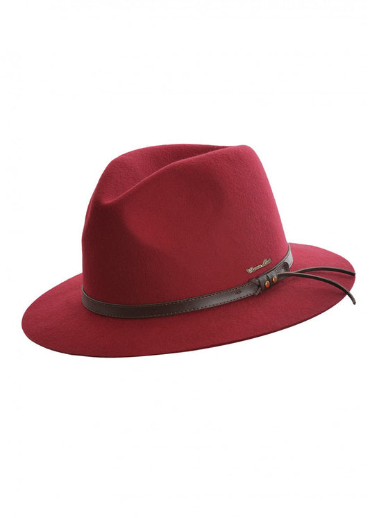 TCP1916002 Thomas Cook Red Jagger Wool Felt Hat