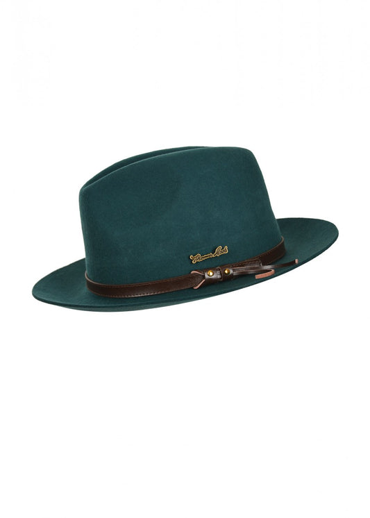 TCP1916002 Thomas Cook Jagger Wool Felt Hat Teal