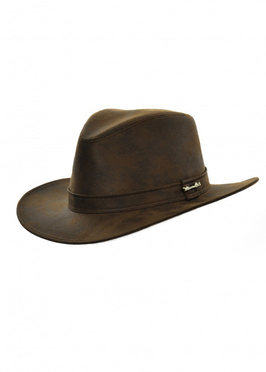 TCP1946HAT Thomas Cook Travel Crushable Hat Dark Brown