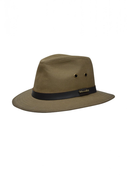 TCP1962408 Thomas Cook Oilskin Hat Olive