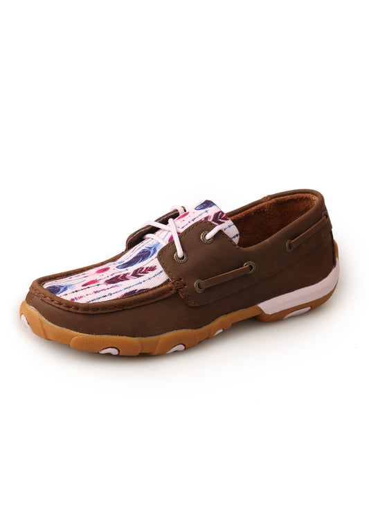 TCWDM0023 Twisted X Women's Feather Moc Lace Up