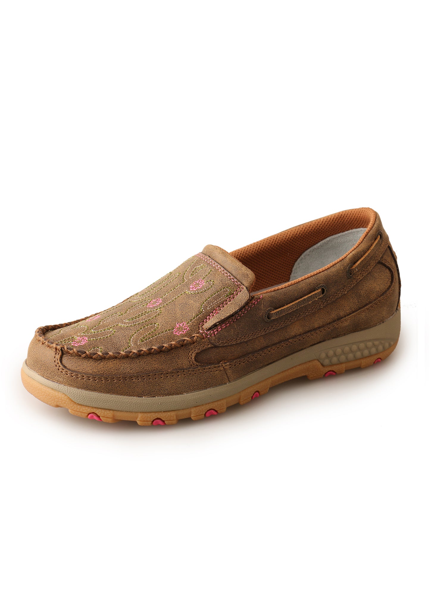 TCWXC0014 Twisted X Women's Cactus Stitch Cell Slip on