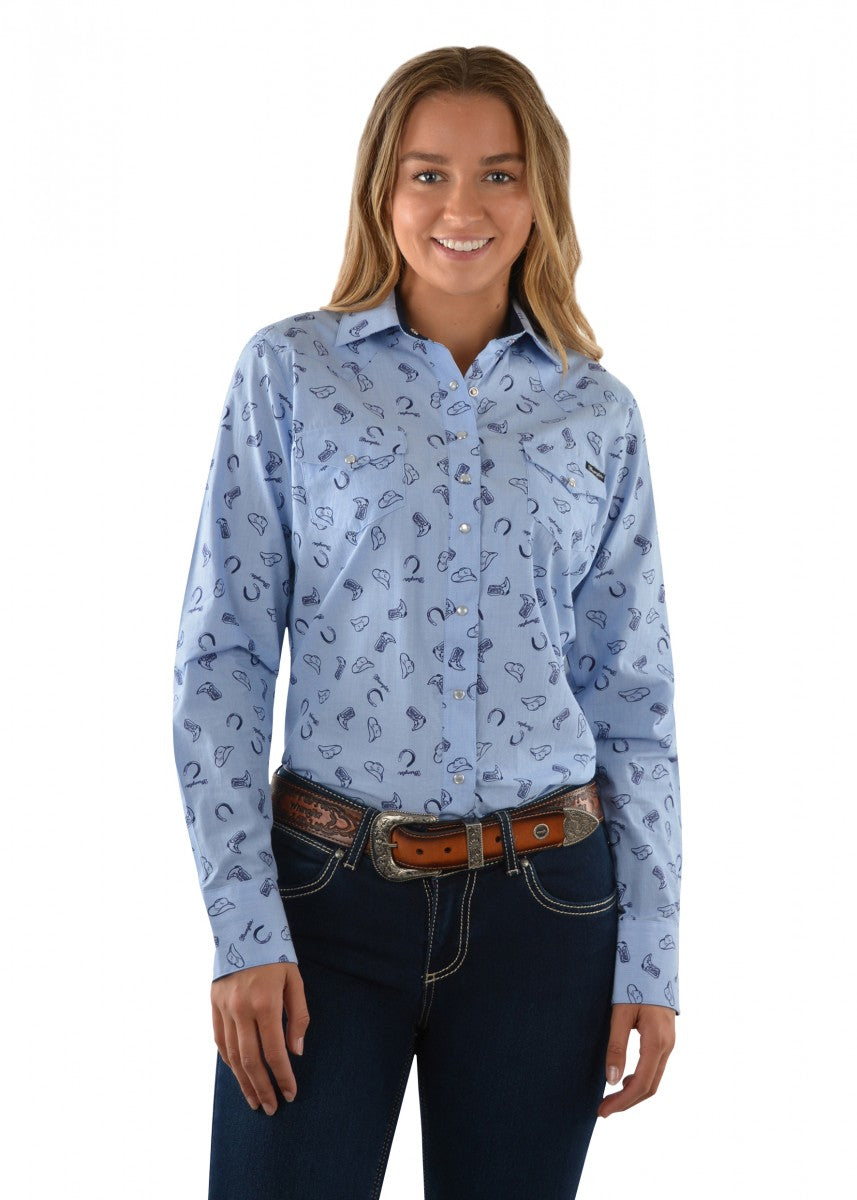 X1S2127704 Wrangler Women's Trinity LS Shirt