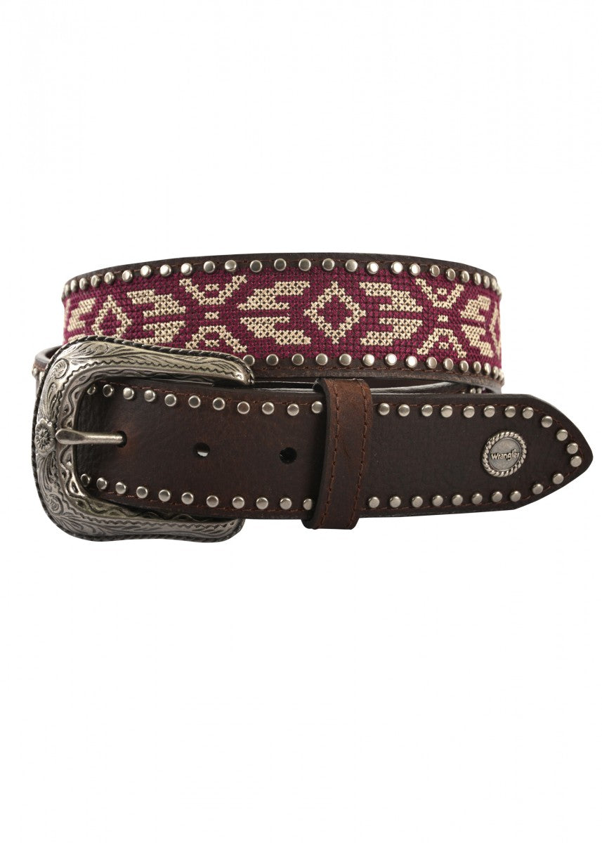 X1S2918BLT Wrangler Women's Dulcie Belt Plum