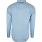 X1W1111604 Wrangler Men's Watson Print L/S Shirt Royal Blue
