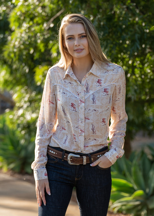 X2S213781 Matilda Wmns Western L/S Shirt