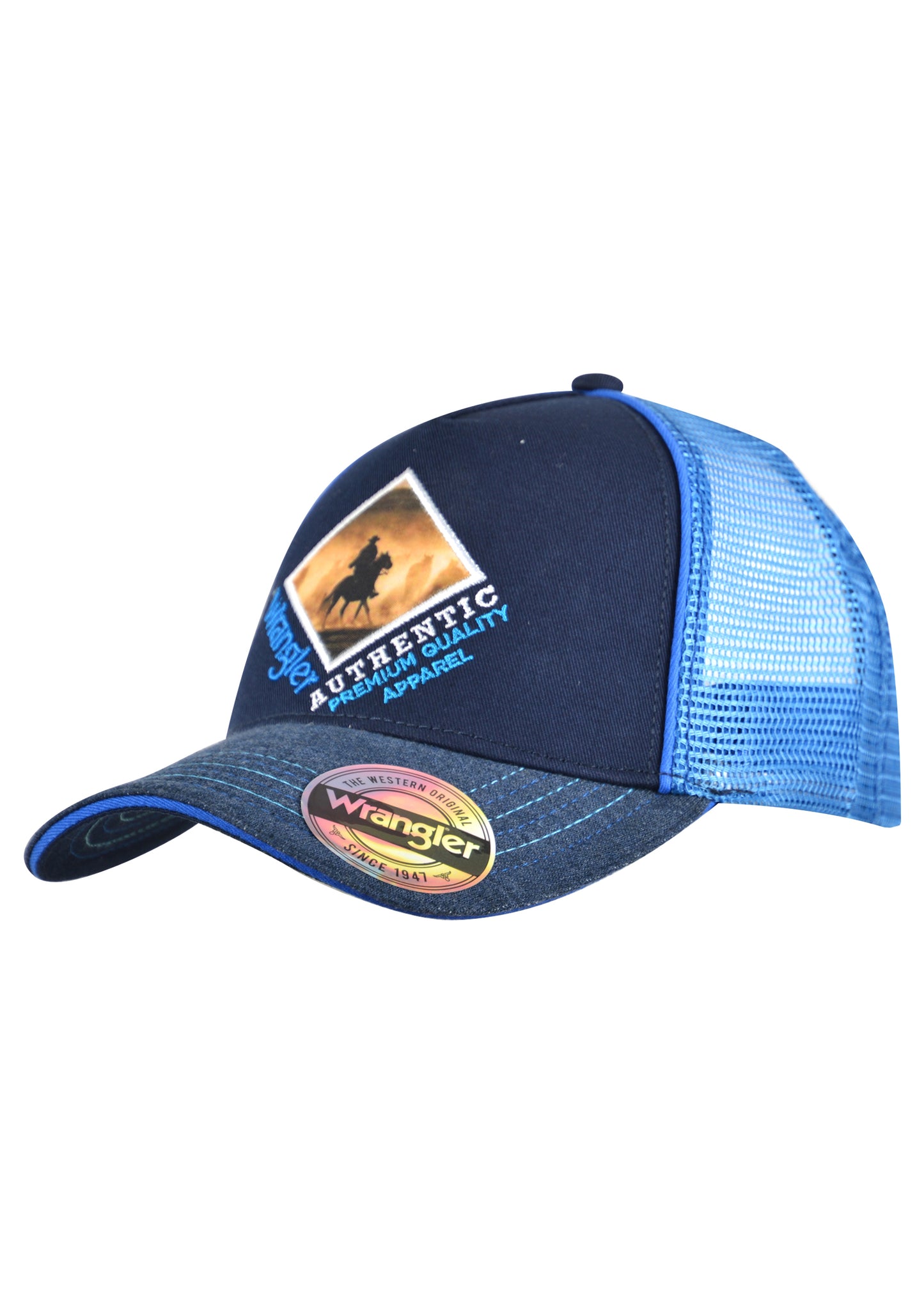 X2S3987CAP Wrangler Kids Taree Trucker Cap Navy