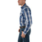 X2W1111730 Wrangler Men's Shane Check Button LS Shirt