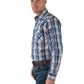 X2W1111731 Wrangler Men's Hendo Check Button LS Shirt