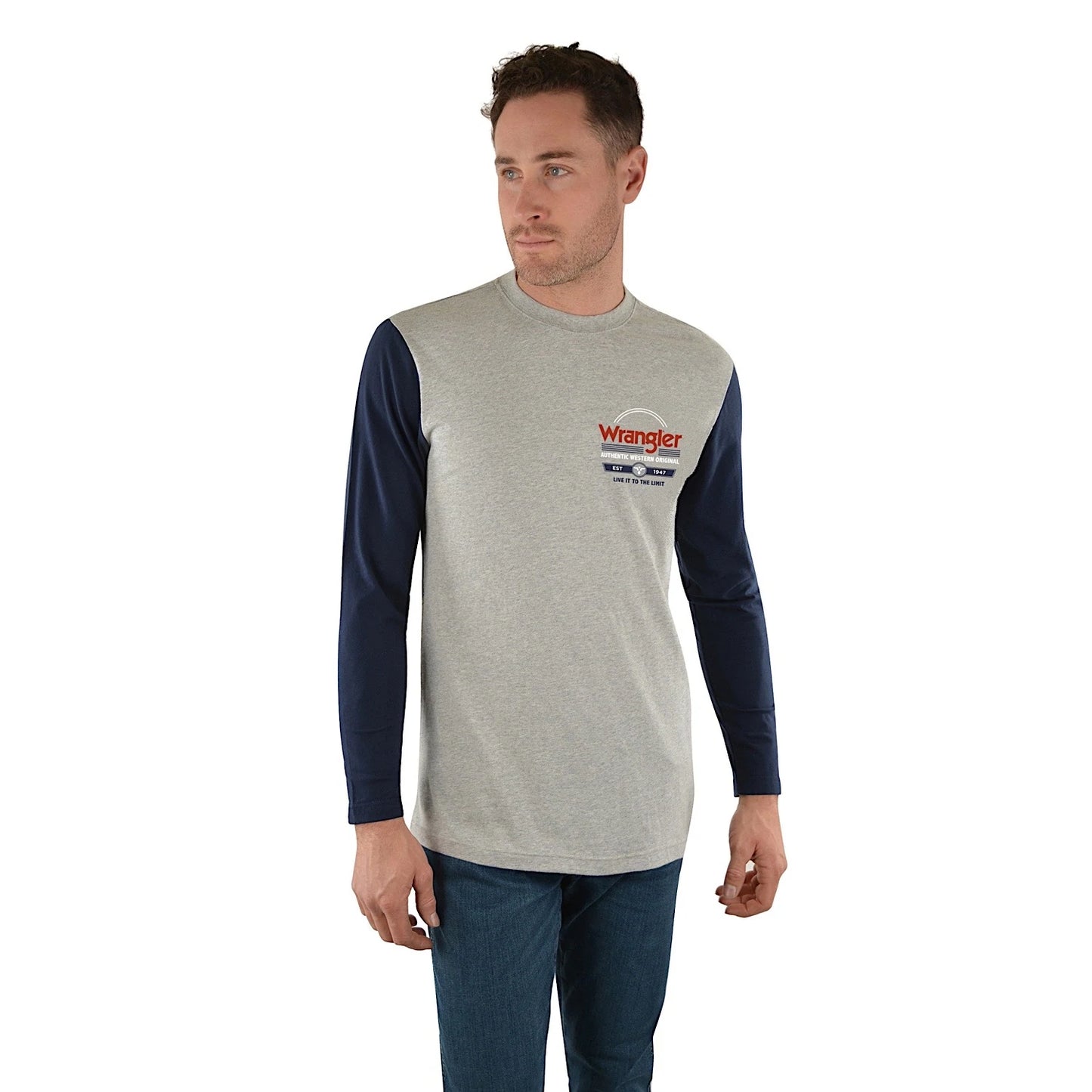 X2W1568745 Wrangler Men's Brando LS Tee