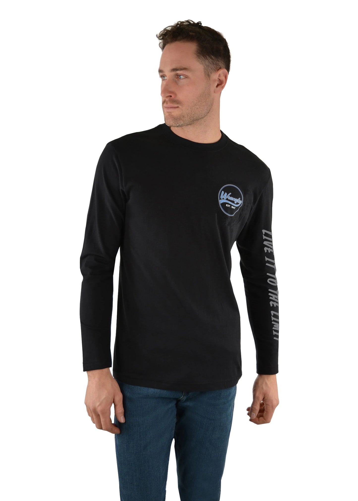 X2W1568746 Wrangler Men's Nicholas LS Tee