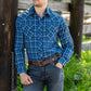 X3W1111901  Wranglers Mens Ash LS Shirt