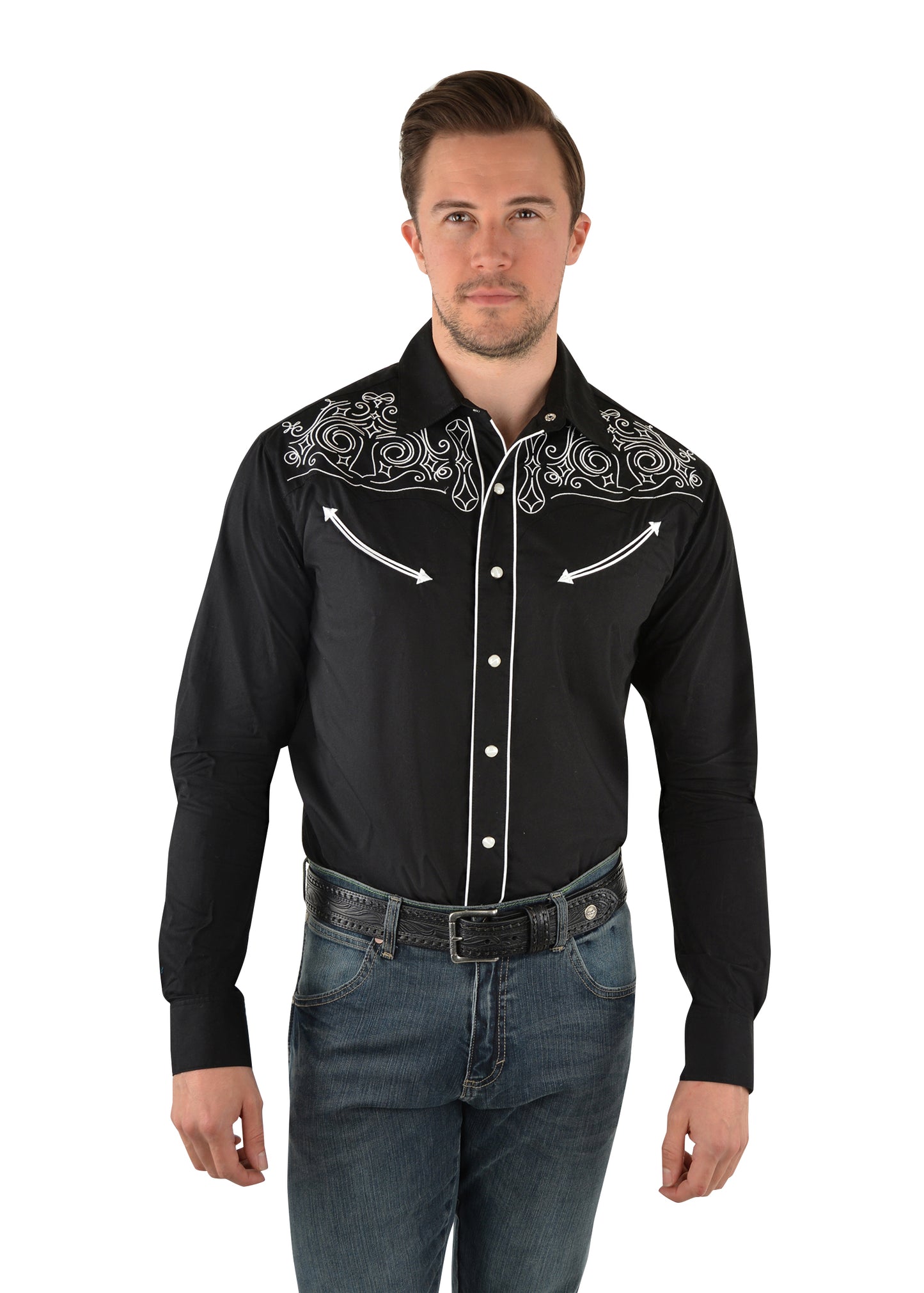 X3W1113910 Wranglers Mens Robinson LS Shirt