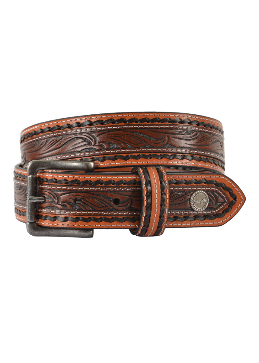 X3W1908BLT Wrangler Kyle Belt Dark Tan