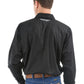 XCP1116020 Wrangler Mns Black Rodeo Logo L/S Shirt