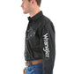 XCP1116020 Wrangler Mns Black Rodeo Logo L/S Shirt