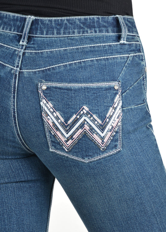 XCP2250898 Wrangler Women's Q baby Booty Up Arizona Jean