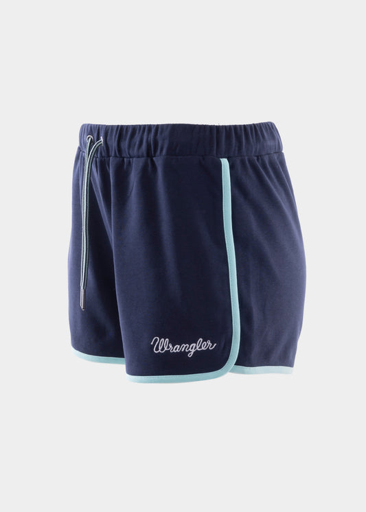 XPC2307972 Wrangler Wms Navy and Aqua Sweat Pants