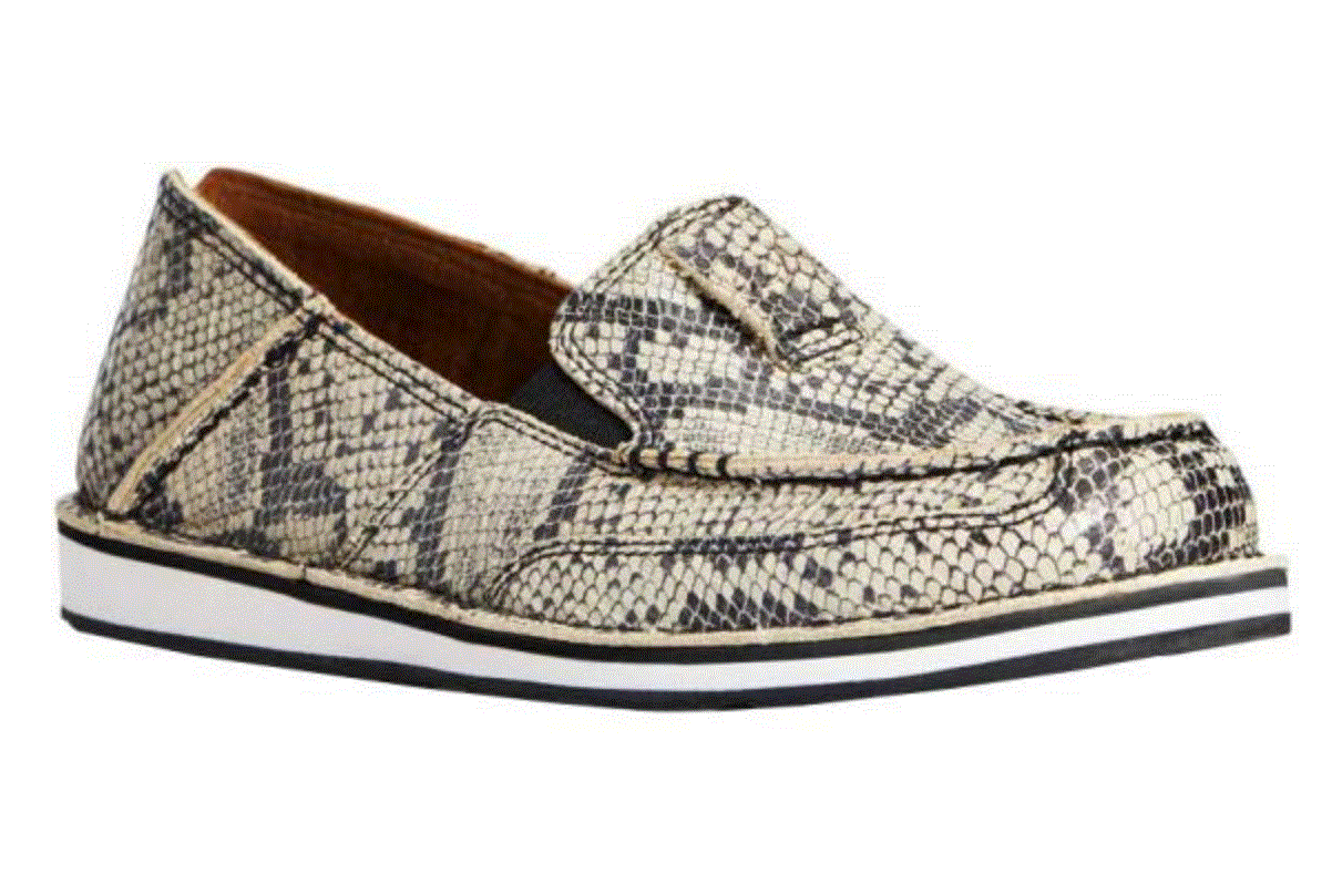 10034138 Ariat Womens Cruiser White Snake