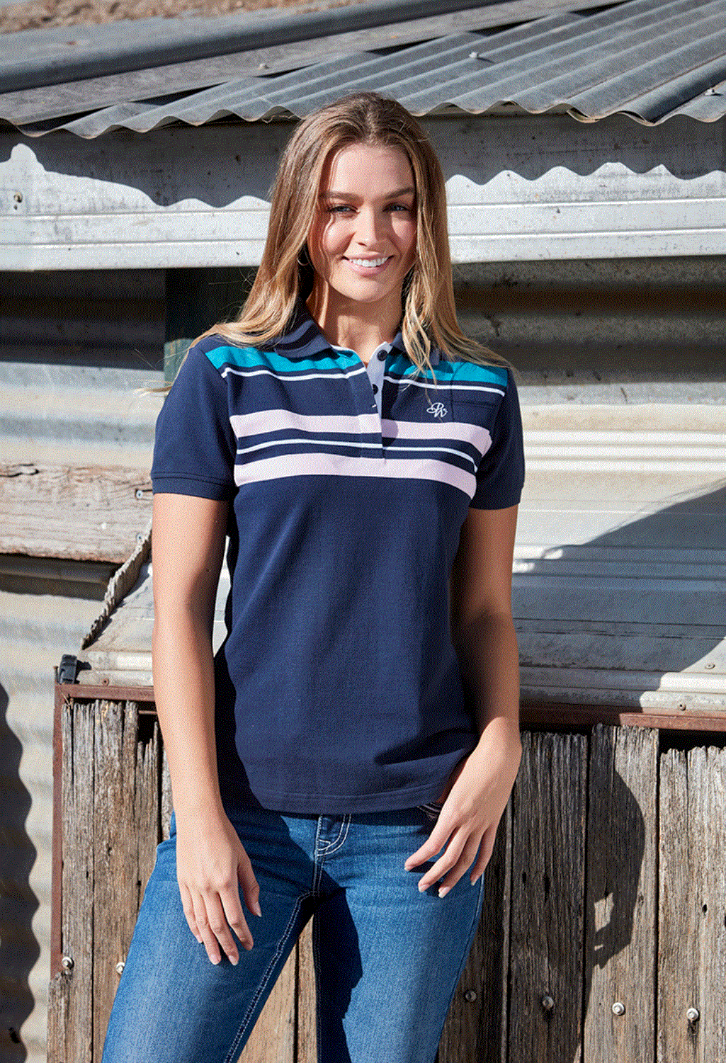P0S2563366 Pure Western Women's Beccy Polo
