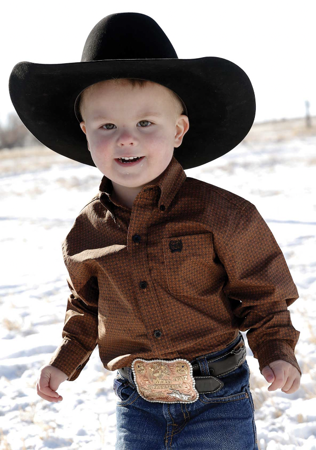 MTW7062266 Cinch Boys Arena LS Shirt